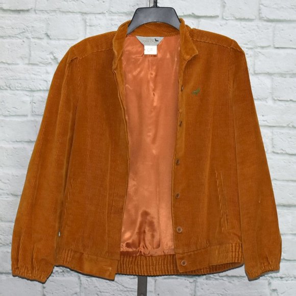 Vintage Walk On Embroidered Logo Corduroy Jacket - Picture 3 of 6